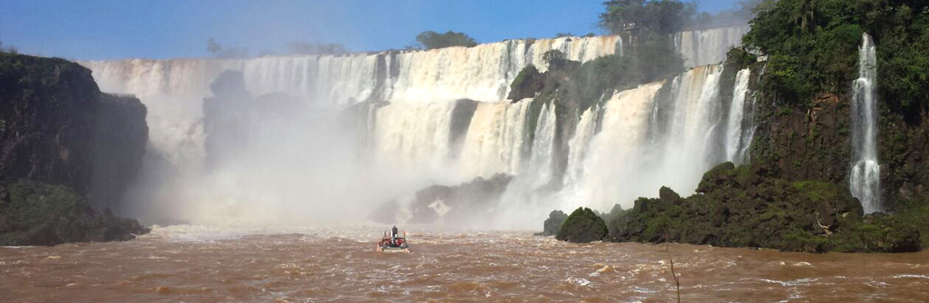 The mighty Igauzu falls 